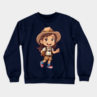 kids adventure, happy cartoon v1 Crewneck Sweatshirt